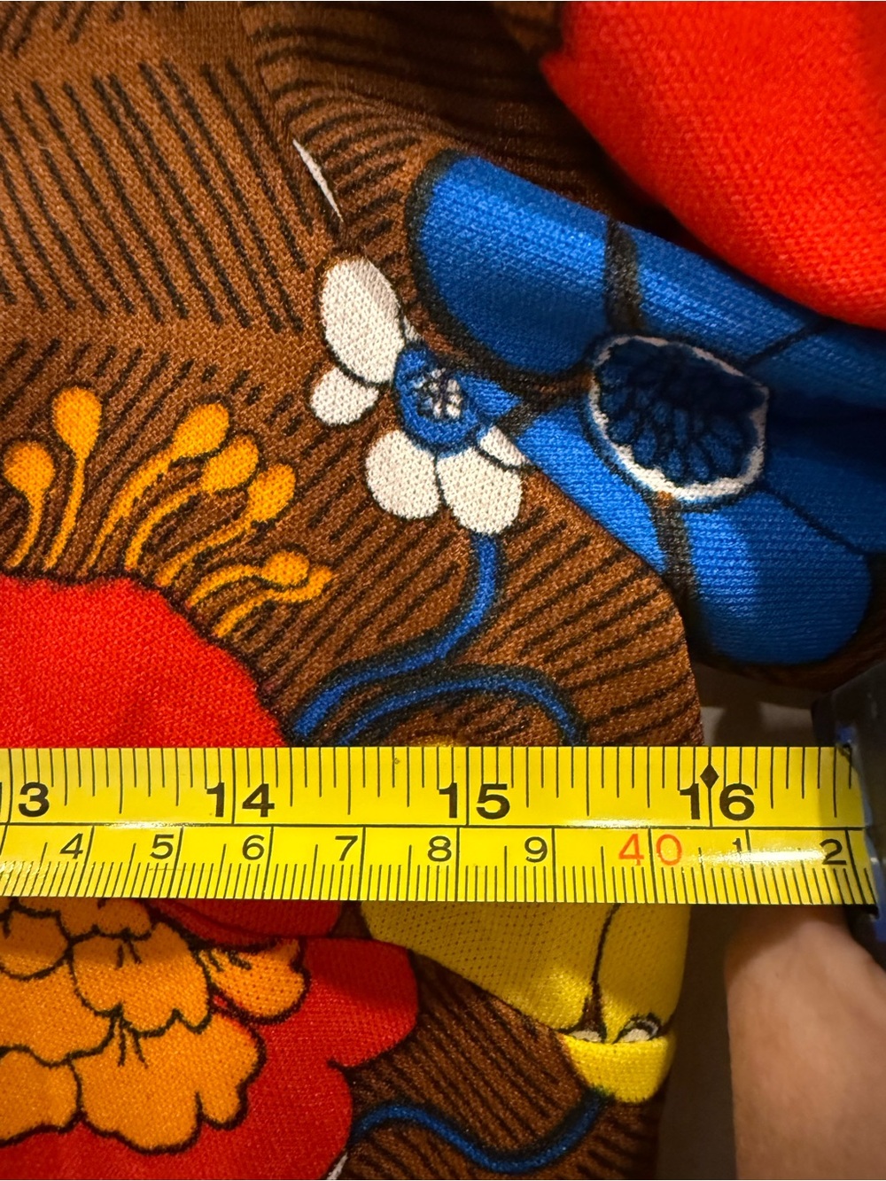 Vintage 1960’s Miss Jeanie Multi-Color Floral Zip Dress - Picture 6 of 10